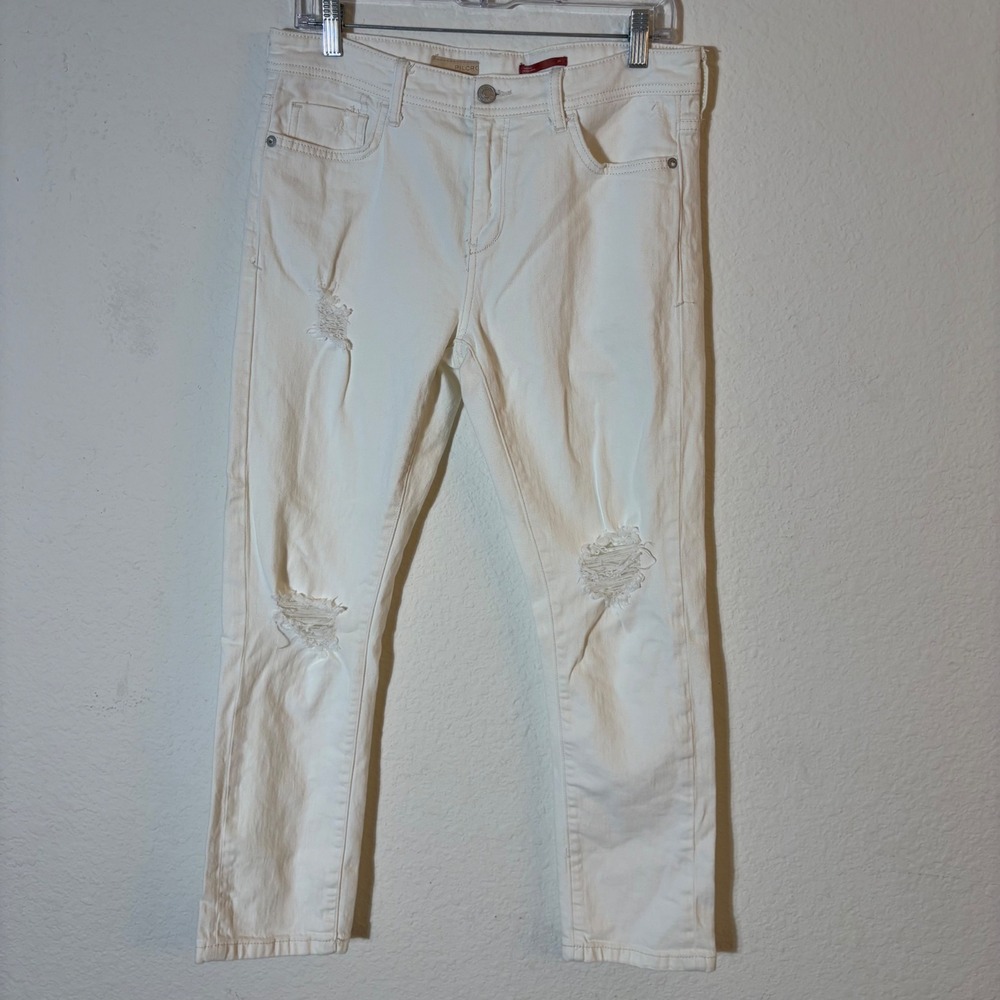 Pilcro Anthropologie Distressed Jeans Size 29 White